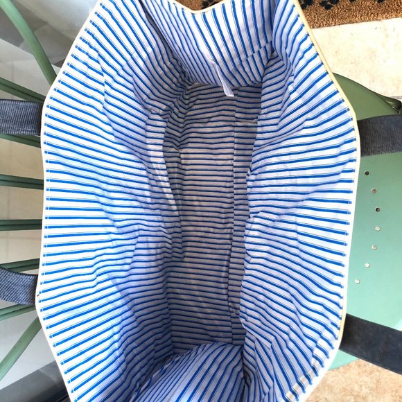 Vintage Estee Lauder Beach Tote Bag & ID Case NWOT - Picture 4 of 9